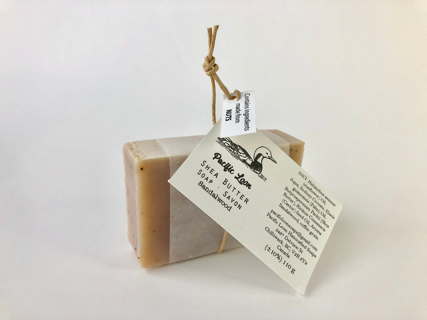 Shea Butter Sandalwood Soap-Pacific Loon