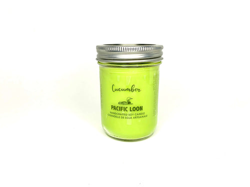 Soy wax candle-jar-Cucumber aroma