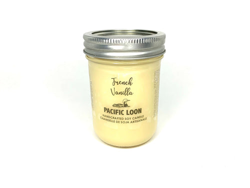 Soy wax candle-jar-French Vanilla aroma