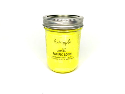Soy wax candle-jar-Pineapple aroma